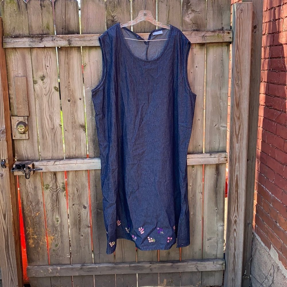 Anna Maxwell denim dress sz. 3X